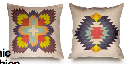 Ethnic cushions by Marianne Diemer